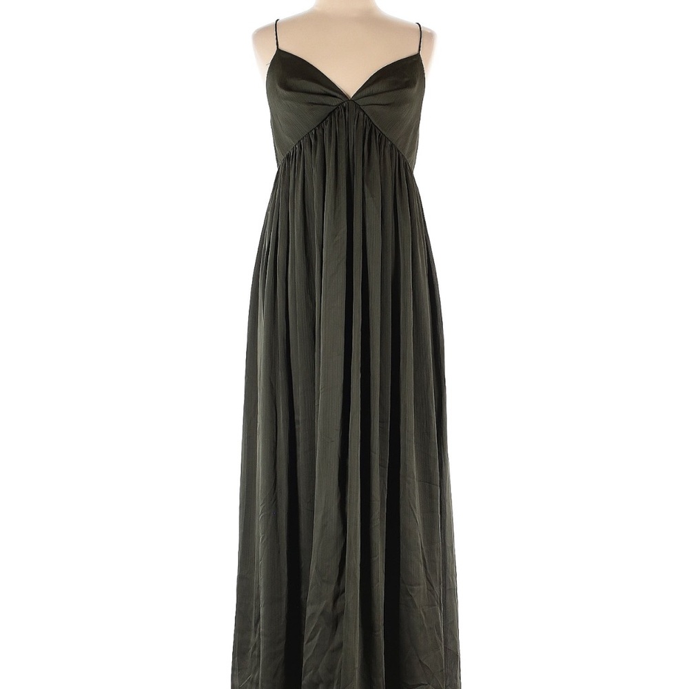 Sachin & Babi Elegant Olive Green Maxi Dress